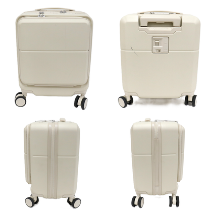 [1-3泊向けサイズ]LEGEND WALKER co5902 co-Trip ことりっぷ 24L ハードスーツケース　co5902-38-iv  アイボリー 整備済みアウトレット品 [中古(C)]