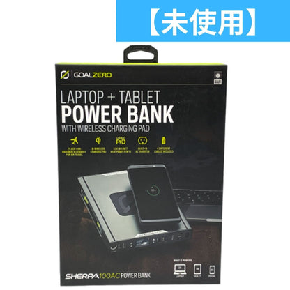 GOAL ZERO Sherpa 100AC Power Bank ポータブル電源(94Wh / 6400mAh) 【 未使用(S)】