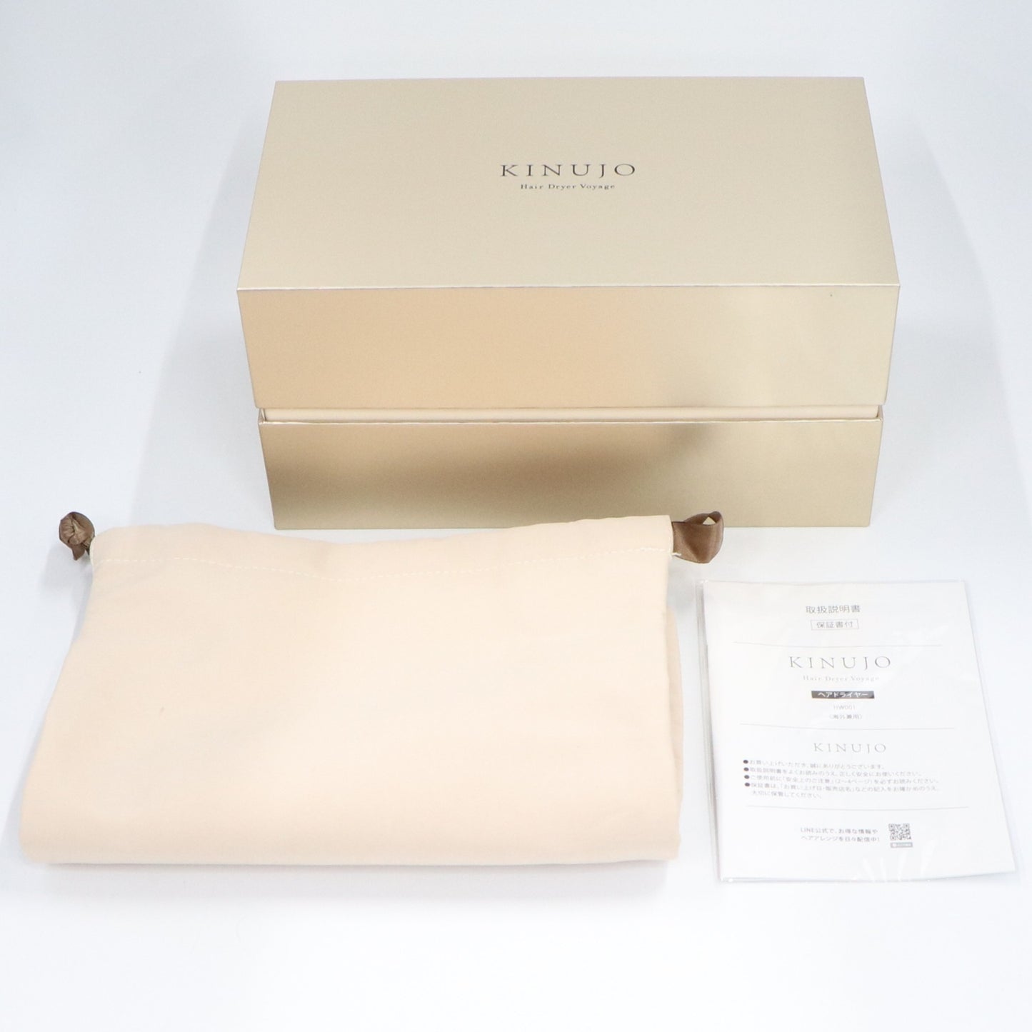 絹女 KINUJO(キヌージョ) Hair Dryer Voyage ヘアドライヤー ボヤージュ HW001[海外対応]　hw001   整備済みアウトレット品 [中古(C)]