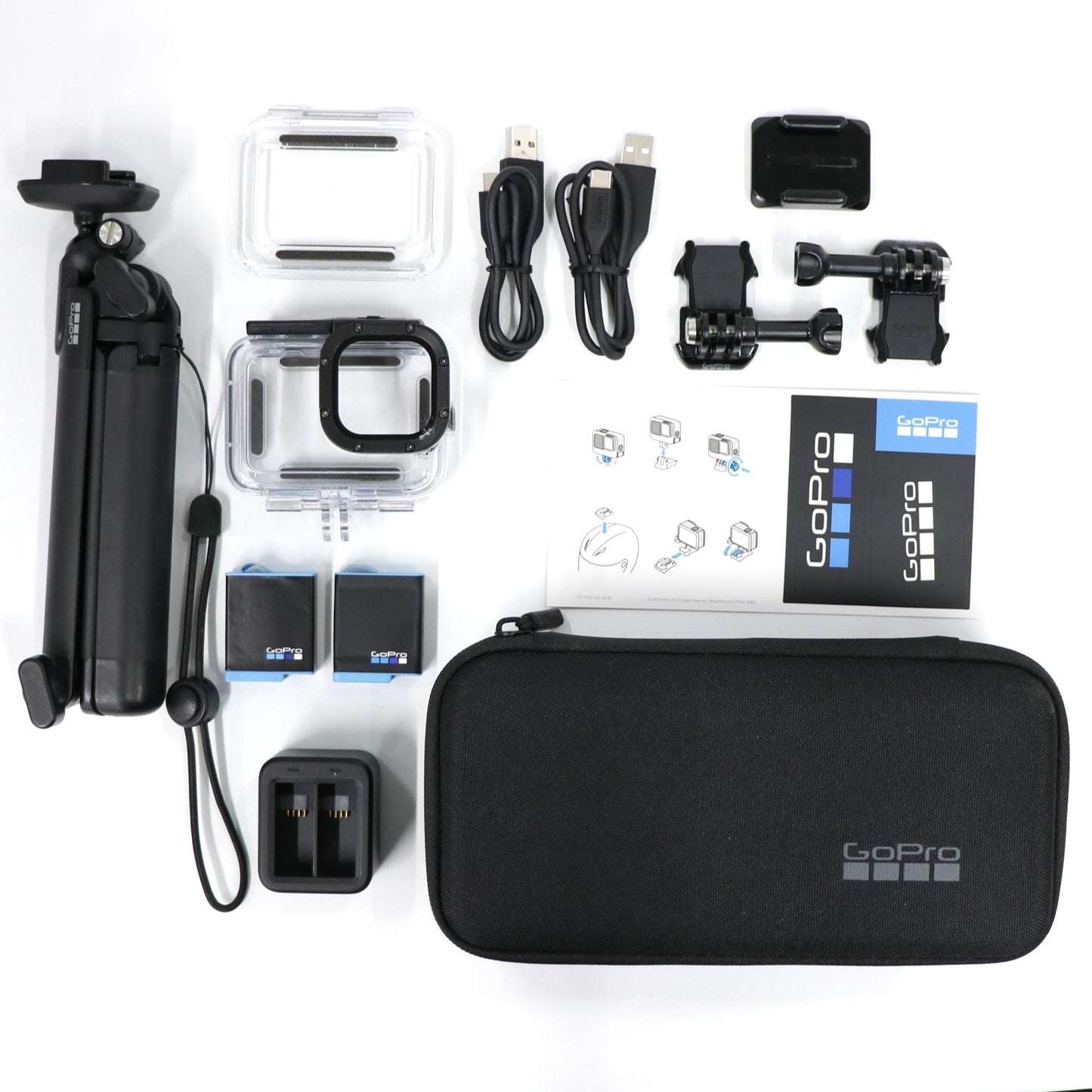 GoPro HERO10 Black アクションカメラ アクセサリーセット(3-way2.0付属)  hero10-black   整備済みアウトレット品 [良い(B)]