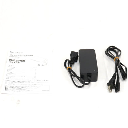 [ジャンク] [20L]クラカ(kuraca) ポータブル冷蔵 冷凍庫 KFERA-20-WH kfera-20-wh [難あり(D)]