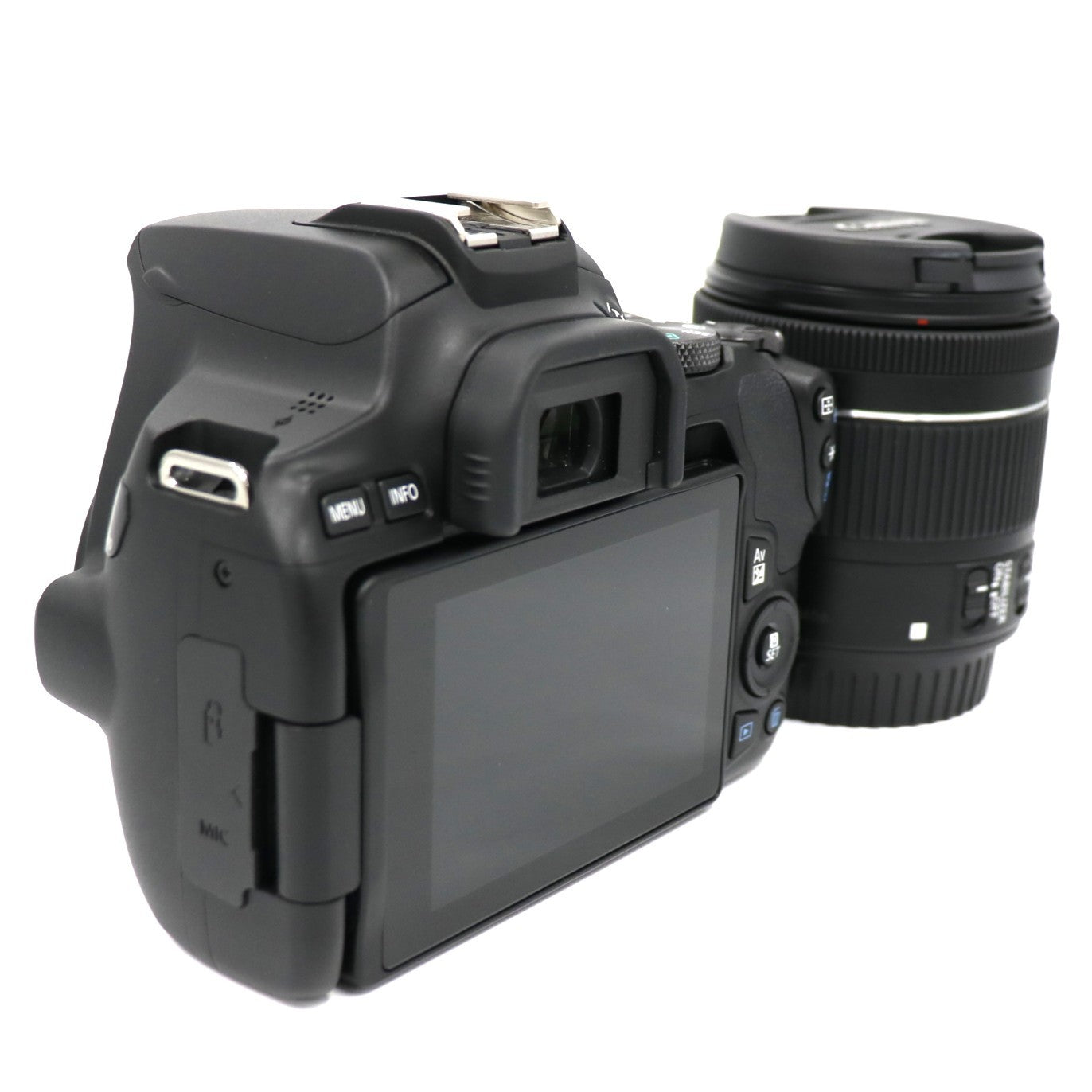 Canon EOS Kiss X10 EF-S18-55 IS STM レンズキット ブラック eos-kiss-x10   整備済みアウトレット品 [中古(A)]