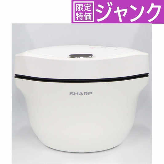 [ジャンク]  シャープ ヘルシオ ホットクック KN-HW24G 2〜6人用 2.4L容量 ホワイト[難あり(D)]