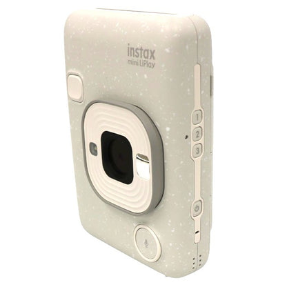 富士フイルム ハイブリッドインスタントカメラ"チェキ”「instax mini LiPlay」2024年モデル insta-lip-mw  ミスティホワイト 整備済みアウトレット品 [中古(A)]