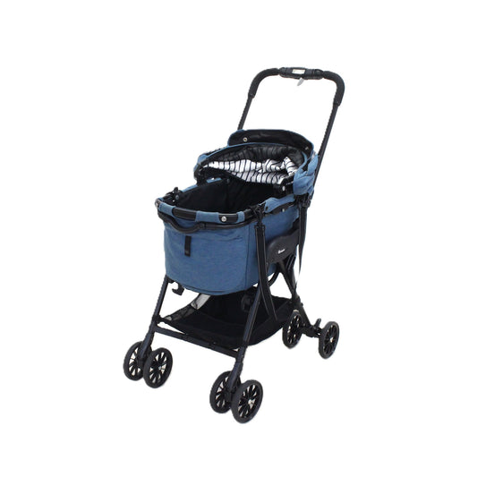 [中古(C)] コンビ ペット用カート ミリミリEG ロング デニムブルー　4972990175852  [可]