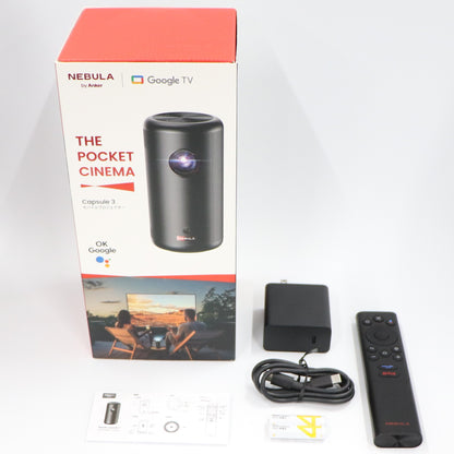 アンカー・ジャパン Nebula Capsule 3 モバイルプロジェクター d2425n11   整備済みアウトレット品 [中古(C)]