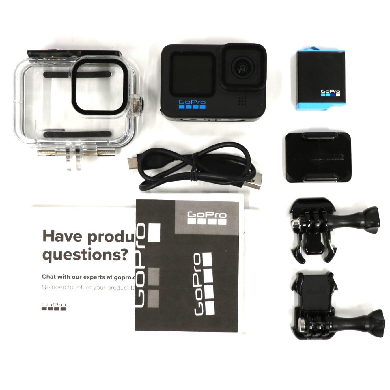 GoPro HERO10 Black(防水ハウジング付き) hero10-black   整備済みアウトレット品 [中古(C)]