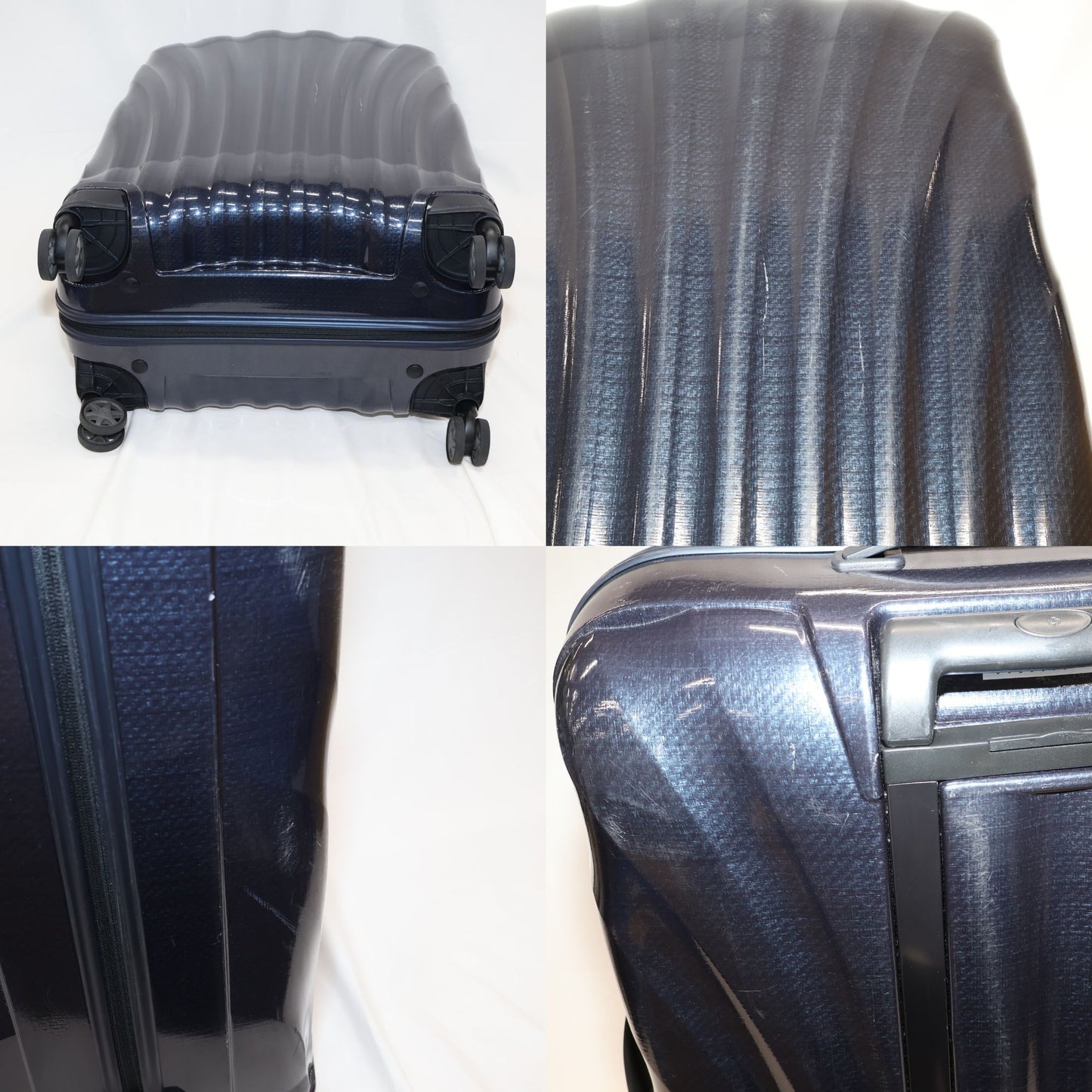 [8-10泊向けサイズ]サムソナイト シーライト スピナー75 94L ハードスーツケース samsonite-clite75-mbl  ミッドナイトブルー 整備済みアウトレット品 [中古(C)]