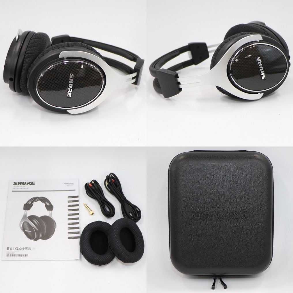 [中古(C)] SHURE プレミアム スタジオ ヘッドホン SRH1540 srh1540　[可]