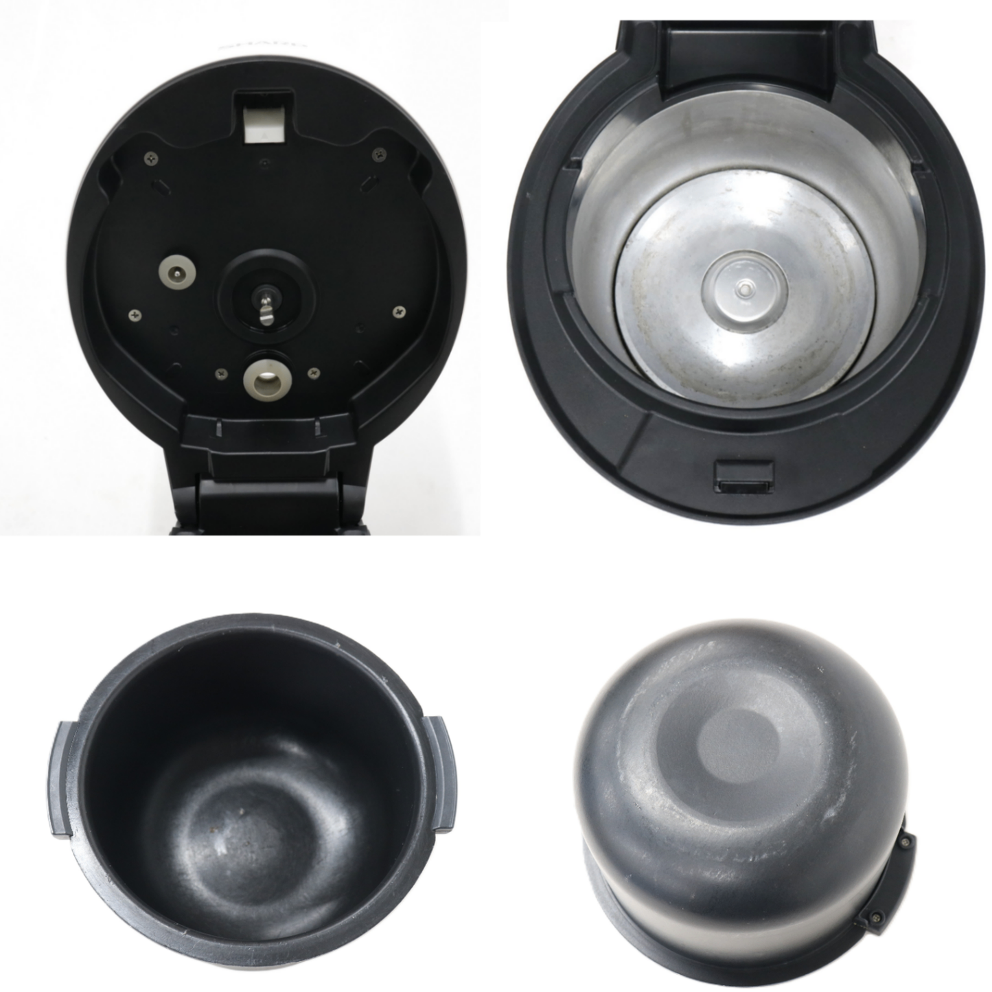 シャープ ヘルシオ ホットクック KN-HW10G 1〜2人用 1.0L容量　kn-hw10g-w  ホワイト 整備済みアウトレット品 [中古(C)]