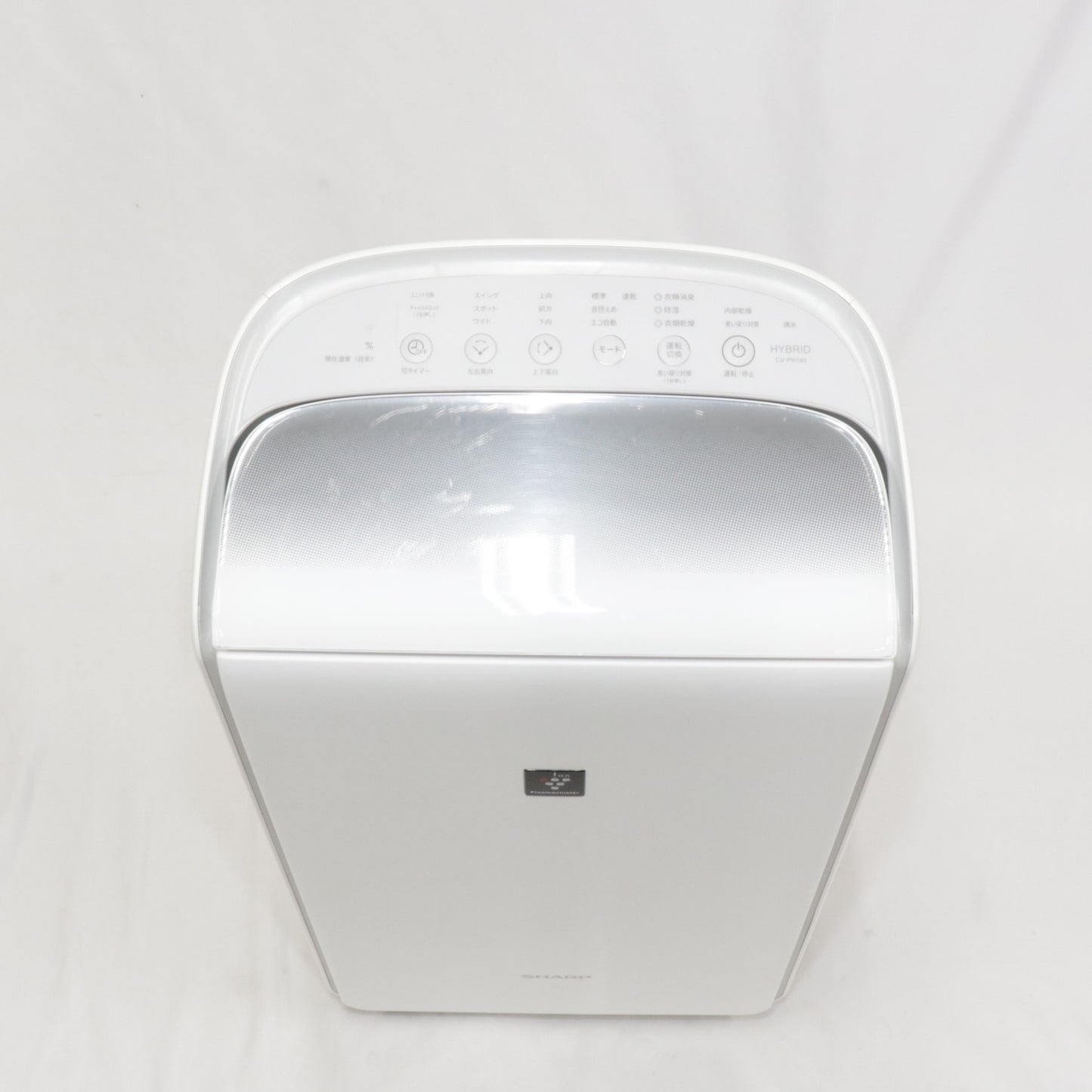 [中古(B)] シャープ 衣類乾燥 除湿機 CV-PH140-W ハイブリッド式 年中速乾 14L/日 12畳 ファミリータイプ プラズマクラスター 25000 上下左右自動ルーバー キャスター付  [良い]