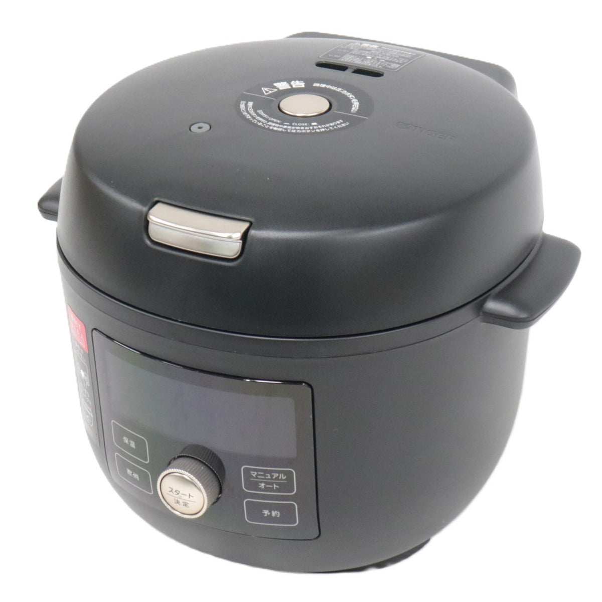 [中古(B)] タイガー TIGER COOKPOT(クックポット) COK-B220 電気圧力鍋　cok-b220-b マットブラック [良い]