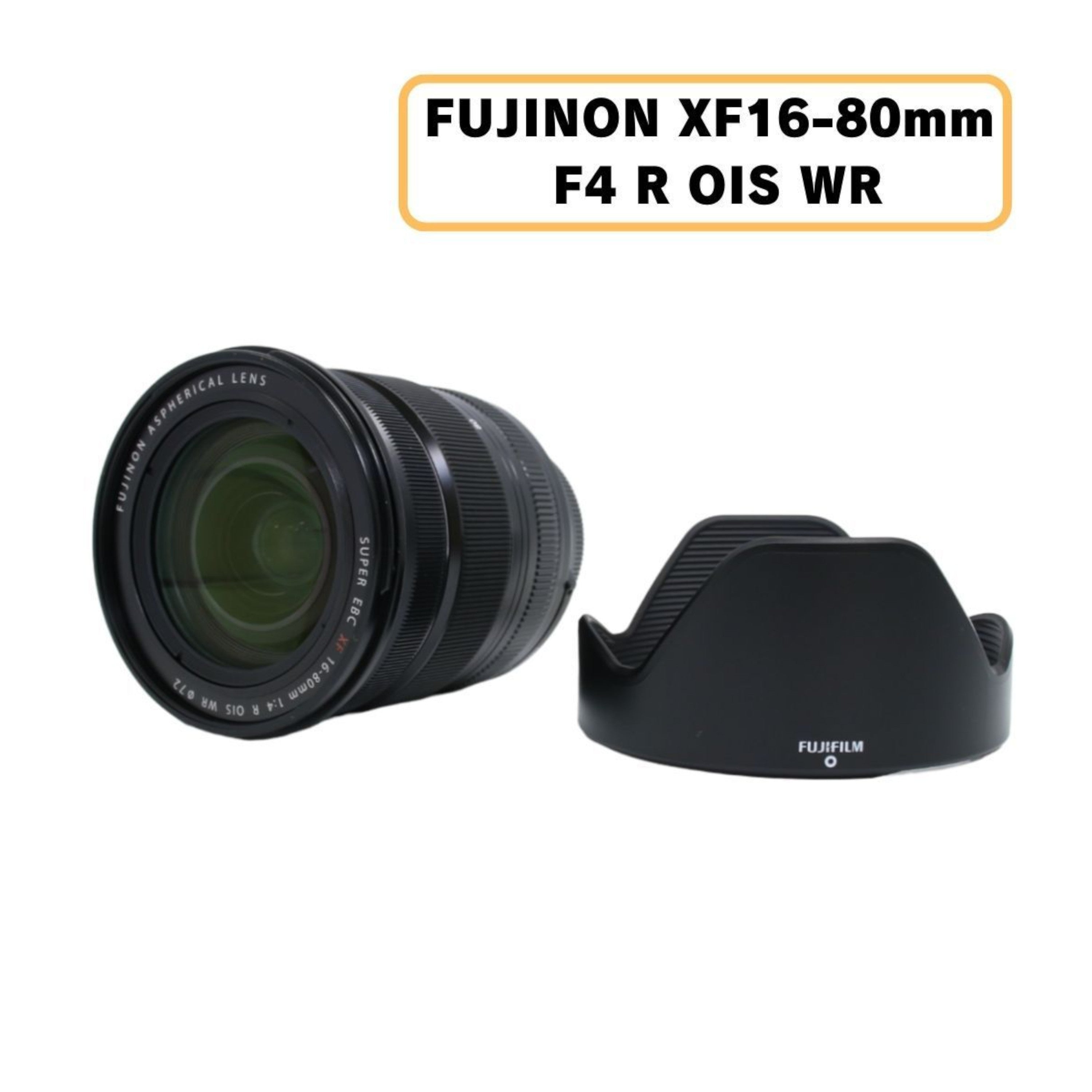 S] 富士フイルム FUJINON XF16-80mm F4 R OIS WR 標準ズームレンズ【 未使用（S）】 – Rentio Outlet