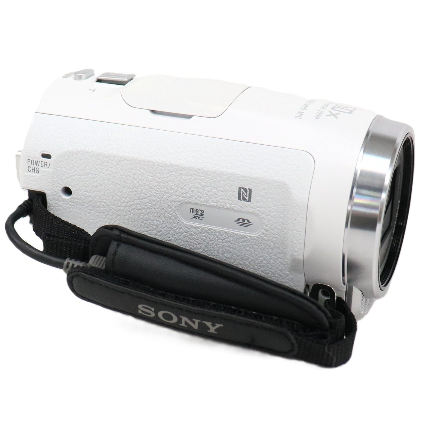 Sony デジタルHDビデオカメラレコーダー HDR-CX680 ホワイト バッテリー付属　hdr-cx680-w  ホワイト 整備済みアウトレット品 [良い(B)]