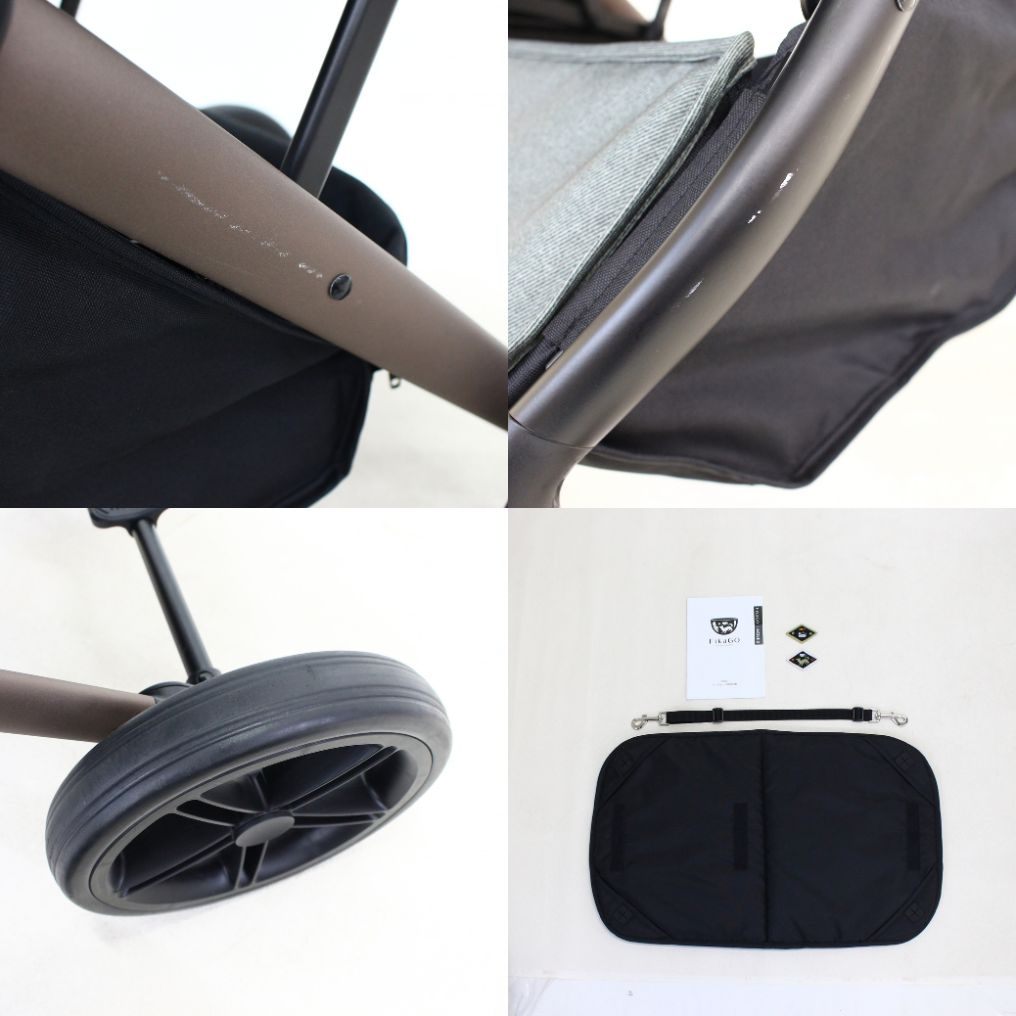 コンビ ペット用カートフィカゴー アジャイル ツー 4711233392553  ヴィンテージグリーン 整備済みアウトレット品 [中古(C)]