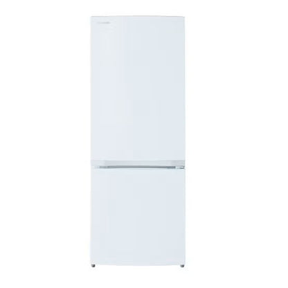 【特殊配送】[153L][一人暮らし向け][右開き]東芝 GR-V15BS 冷凍冷蔵庫 gr-v15bs-w  セミマットホワイト 整備済みアウトレット品 [中古(C)]