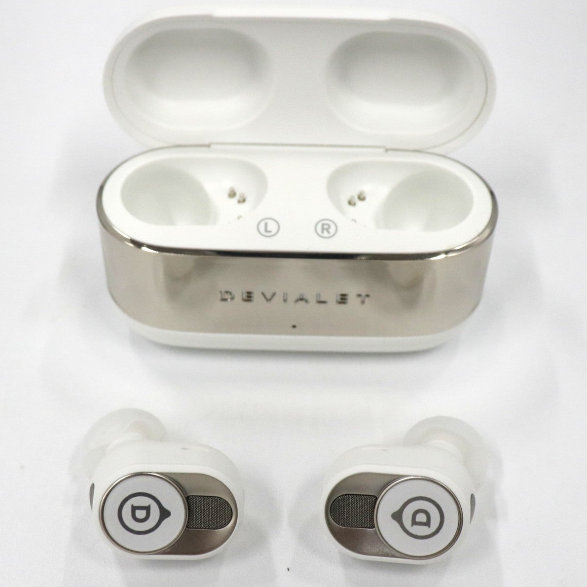 [中古(C)] Devialet GEMINI Ⅱ フルワイヤレスイヤホン gemini2-iw アイコニックホワイト[可]