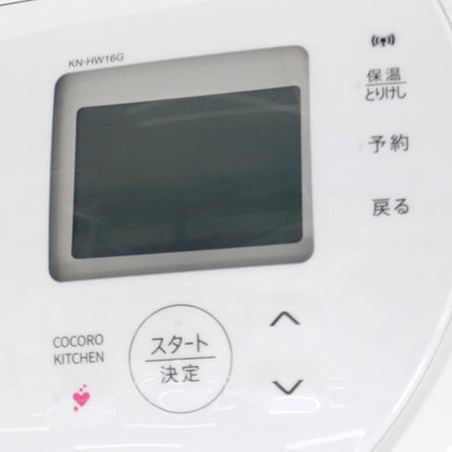 [ジャンク] シャープ ヘルシオ ホットクック KN-HW16G 2〜4人用 1.6L容量　kn-hw16g-w ホワイト[難あり(D)]