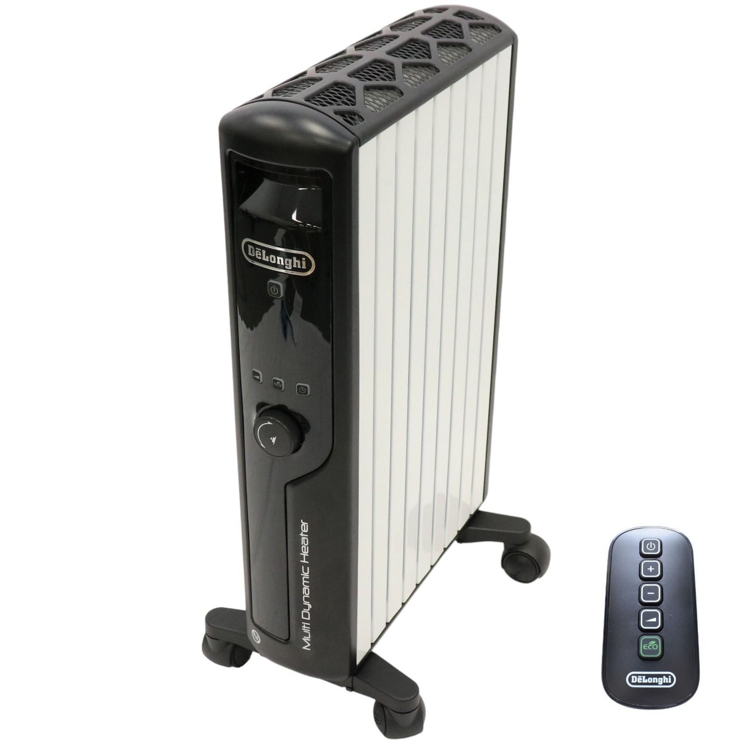 デロンギ (DeLonghi) マルチダイナミックヒーター ゼロ風暖房 ピュアホワイト+マットブラック [8~10畳用] MDHU12-BK [中古][良い(B)]