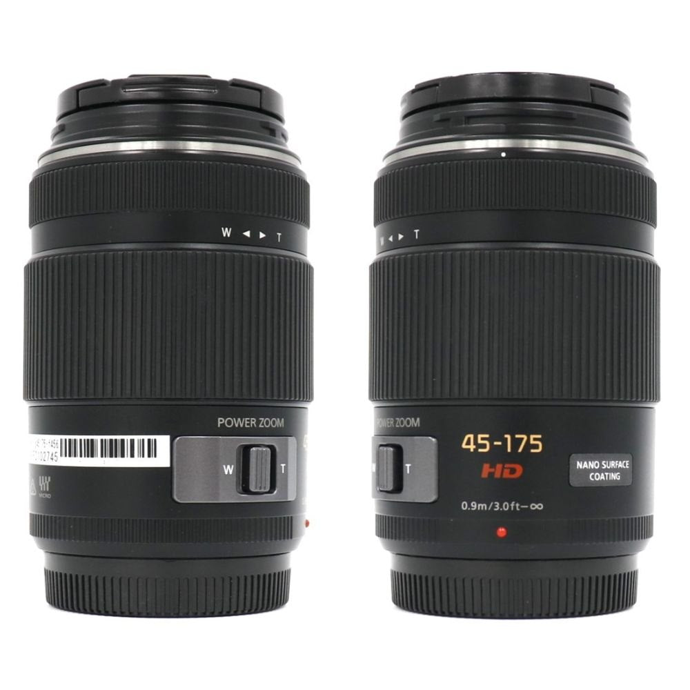 パナソニック LUMIX G X VARIO PZ 45-175mm F4.0-5.6 ASPH. POWER O.I.S. 望遠ズームレンズ lumix-g45175-f456   整備済みアウトレット品 [中古(A)]