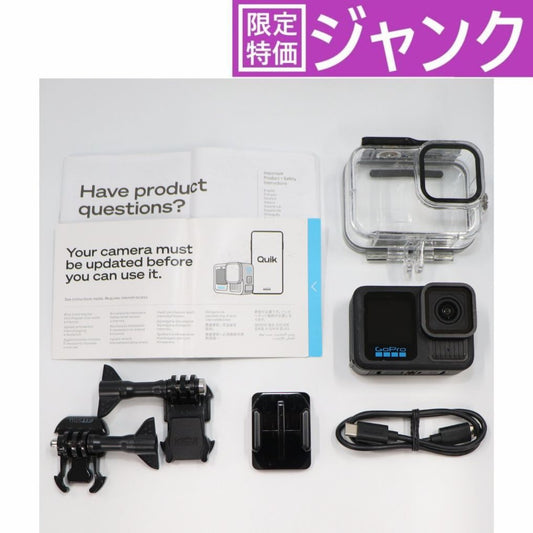 [ジャンク]GoPro HERO13 Black(防水ハウジング付き) [難あり(D)]