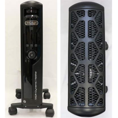 デロンギ (DeLonghi) マルチダイナミックヒーター ゼロ風暖房 ピュアホワイト+マットブラック [8~10畳用] MDHU12-BK [中古][良い(B)]