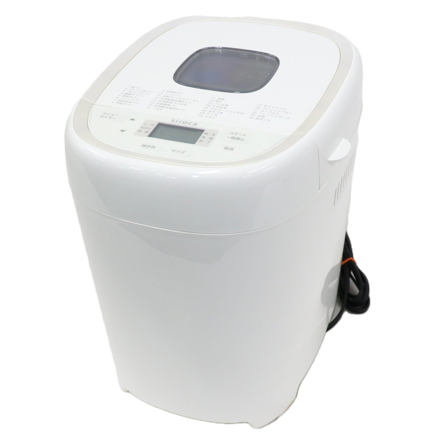 シロカ おうちベーカリー ベーシック プラス SB-2D151 30メニュー 1.5斤タイプ 餅つき機 1時間パン 超早焼きコース 高加水パンモード sb-2d151   整備済みアウトレット品 [中古(C)]