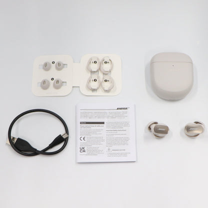 [中古(A)] Bose QuietComfort Ultra Earbuds ワイヤレスイヤホン ホワイトスモーク[非常に良い]