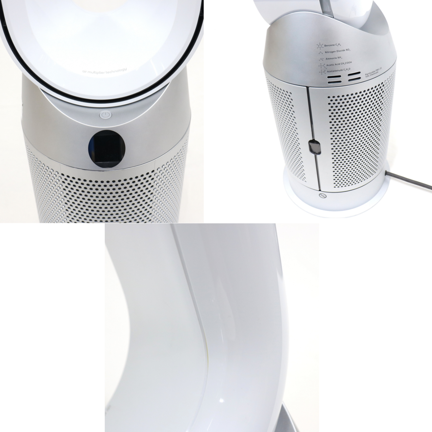 Dyson(ダイソン) Purifier Hot+Cool™ HP07-WS 空気清浄機能付タワーファン ホワイト／シルバー　hp07-ws  ホワイト/シルバー 整備済みアウトレット品 [良い(B)]