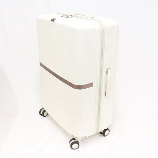 [8-10泊向けサイズ]サムソナイト ミンター スピナー75 エキスパンダブル 100L/拡張時118L ハードスーツケース samsonite-minter75-iv  アイボリー 整備済みアウトレット品 [中古(C)]