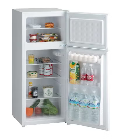 【特殊配送】[130L][一人暮らし向け][右開き]ハイアール JR-N130C 冷凍冷蔵庫 jr-n130c-w  ホワイト 整備済みアウトレット品 [中古(B)]