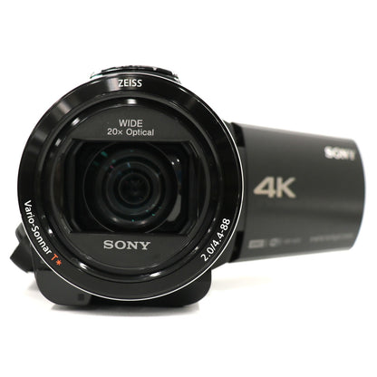 ソニー 4Kビデオカメラ FDR-AX45A fdr-ax45a-b  ブラック 整備済みアウトレット品 [中古(C)]