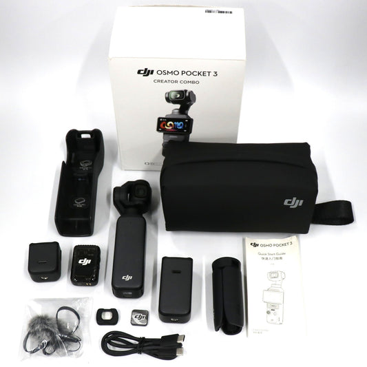 [中古(C)] DJI Osmo Pocket 3 Creator Combo 3軸スタビライザー搭載 ポケットジンバルカメラ osmopocket-3-combo[可]