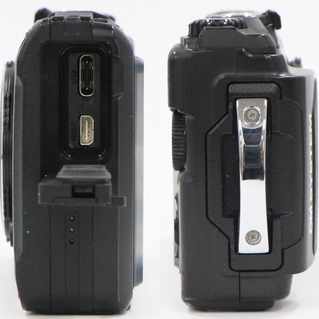 OM SYSTEM 防水カメラ Tough TG-7 コンパクトデジタルカメラ　tg-7-b  ブラック 整備済みアウトレット品 [中古(C)]