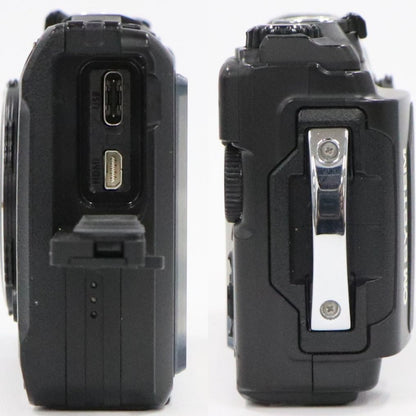 OM SYSTEM 防水カメラ Tough TG-7 コンパクトデジタルカメラ　tg-7-b  ブラック 整備済みアウトレット品 [中古(C)]