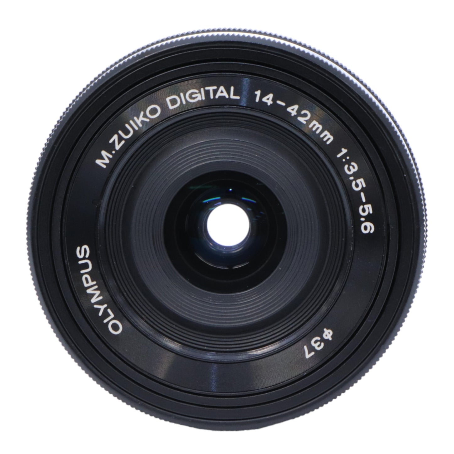 [中古] OLYMPUS M.ZUIKO DIGITAL ED 14-42mm F3.5-5.6 EZ 標準ズームレンズ ブラック  [良い(B)]