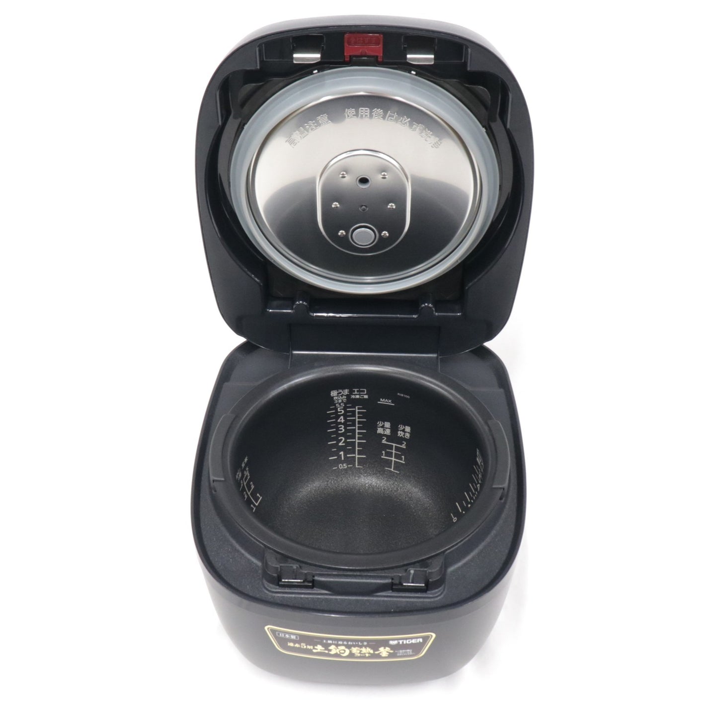 [中古(B)] [5.5合炊き]タイガー魔法瓶 炊きたてJRI-H100 炊飯器 圧力IH式　jri-h100-k ブラック [良い]
