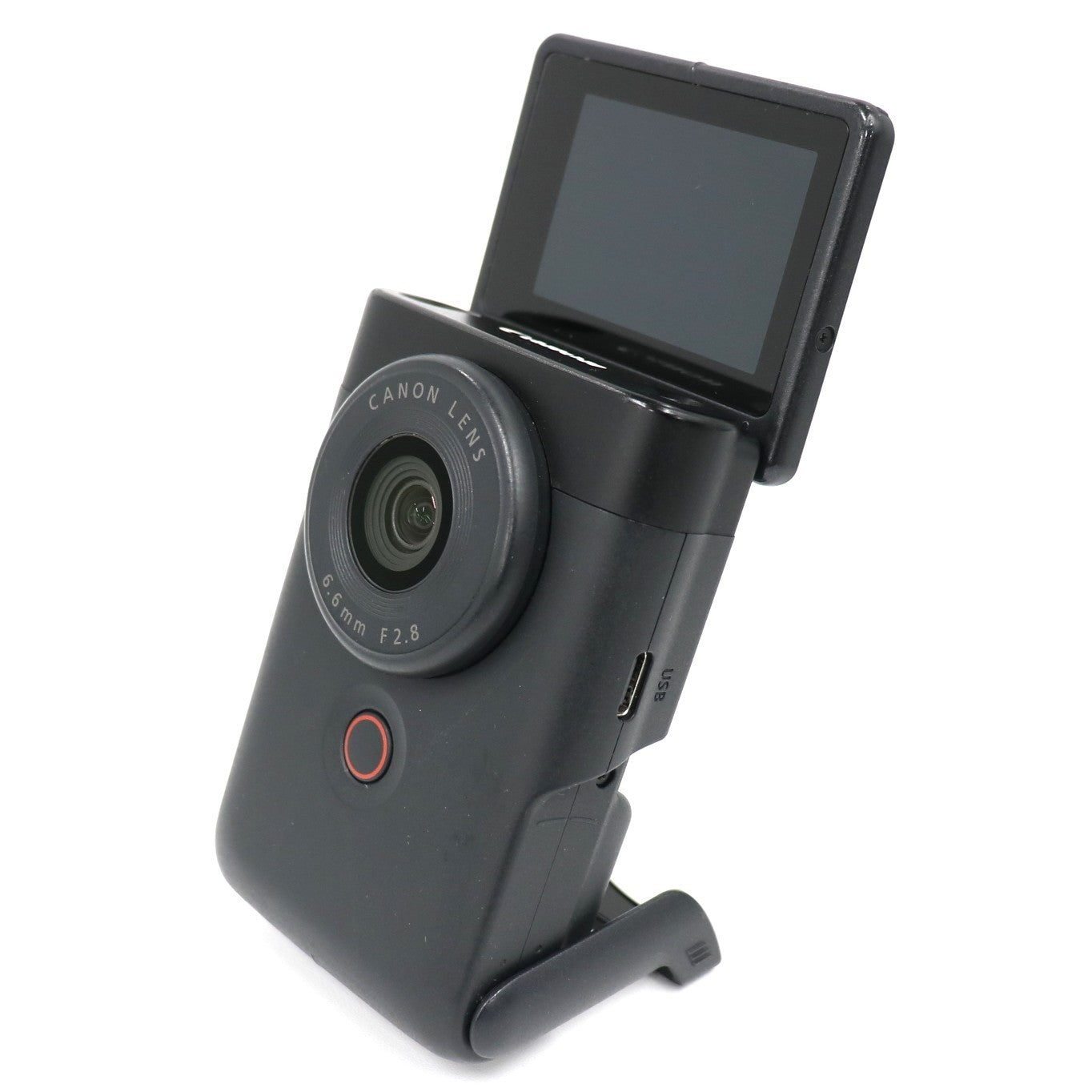 Canon PowerShot V10 コンパクトデジタルカメラ psv10-bk  ブラック 整備済みアウトレット品 [中古(A)]