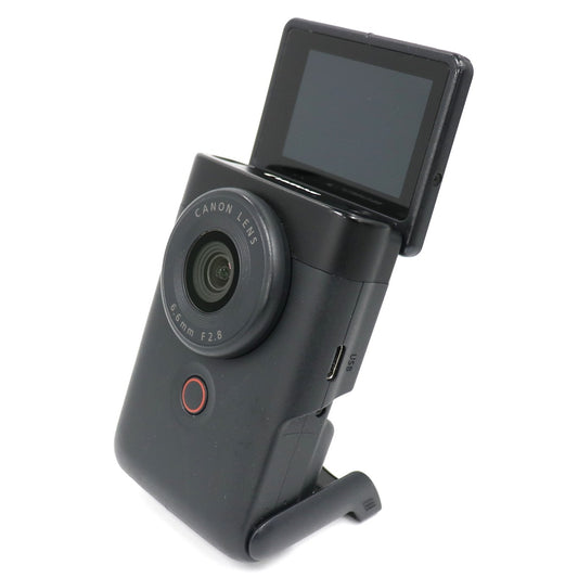 Canon PowerShot V10 コンパクトデジタルカメラ psv10-bk  ブラック 整備済みアウトレット品 [中古(A)]