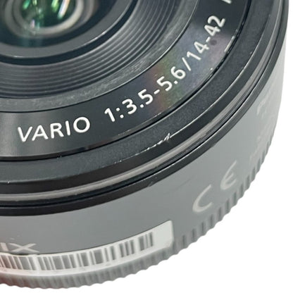 [中古(B)] パナソニック LUMIX G X VARIO PZ 14-42mm F3.5-5.6 ASPH. POWER O.I.S. 標準ズームレンズ lumix-gx1442-f3556 [良い]