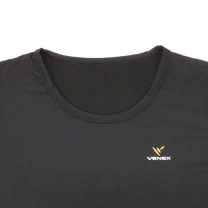 [中古(B)] VENEX（ベネクス） リフレッシュ Tシャツ半袖 レディース Lサイズ ブラック refresh-6706-l[良い]