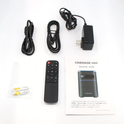 [中古(C)] CINEMAGE mini モバイルプロジェクター cinemage-mini-pw ホワイトcinemage-mini　[可]