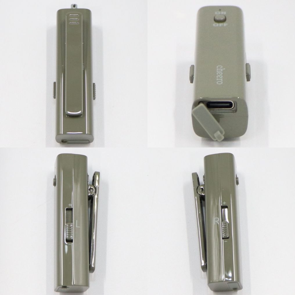 [中古(A)] cheero Otocarti MATE 軟骨伝導集音器 グリーン[非常に良い]