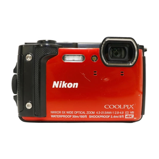 [B] ニコン COOLPIX W300 防水カメラ オレンジ Nikon デジタルカメラ クールピクス [中古][良い(B)]