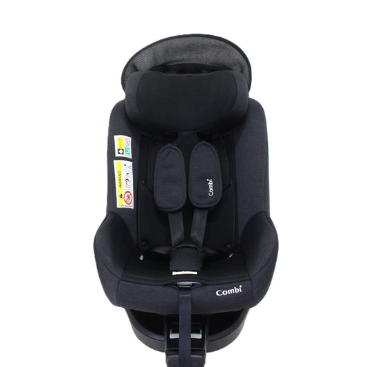 コンビ クルムーヴ R129 エッグショック CA チャイルドシート (ISOFIX固定 / R129適合) 4972990186018  ブラック 整備済みアウトレット品 [良い(B)]