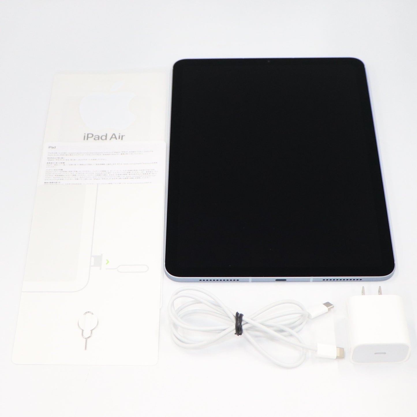 [中古(C)]Apple iPad Air 10.9インチ 第4世代 2020年モデル Wi-Fi + Cellular 64GB スカイブルーmyfq2j-a　[可]