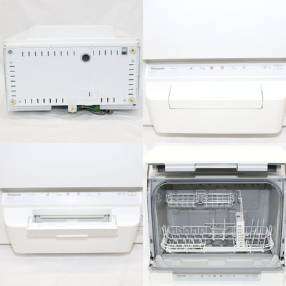 [ジャンク] [～食器24点]パナソニック スリム食器洗い乾燥機 NP-TSP1 工事不要 タンク式 4人分　np-tsp1 [難あり(D)]