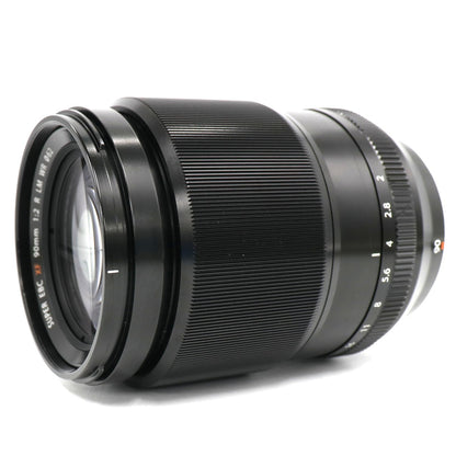 富士フイルム FUJINON XF 90mm F2 R LM WR 単焦点望遠レンズ xf90-f2r   整備済みアウトレット品 [良い(B)]