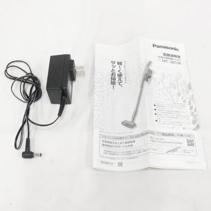 [中古(B)] パナソニック スティック掃除機 パワーコードレス MC-SB53K mc-sb53k グレージュ [良い]