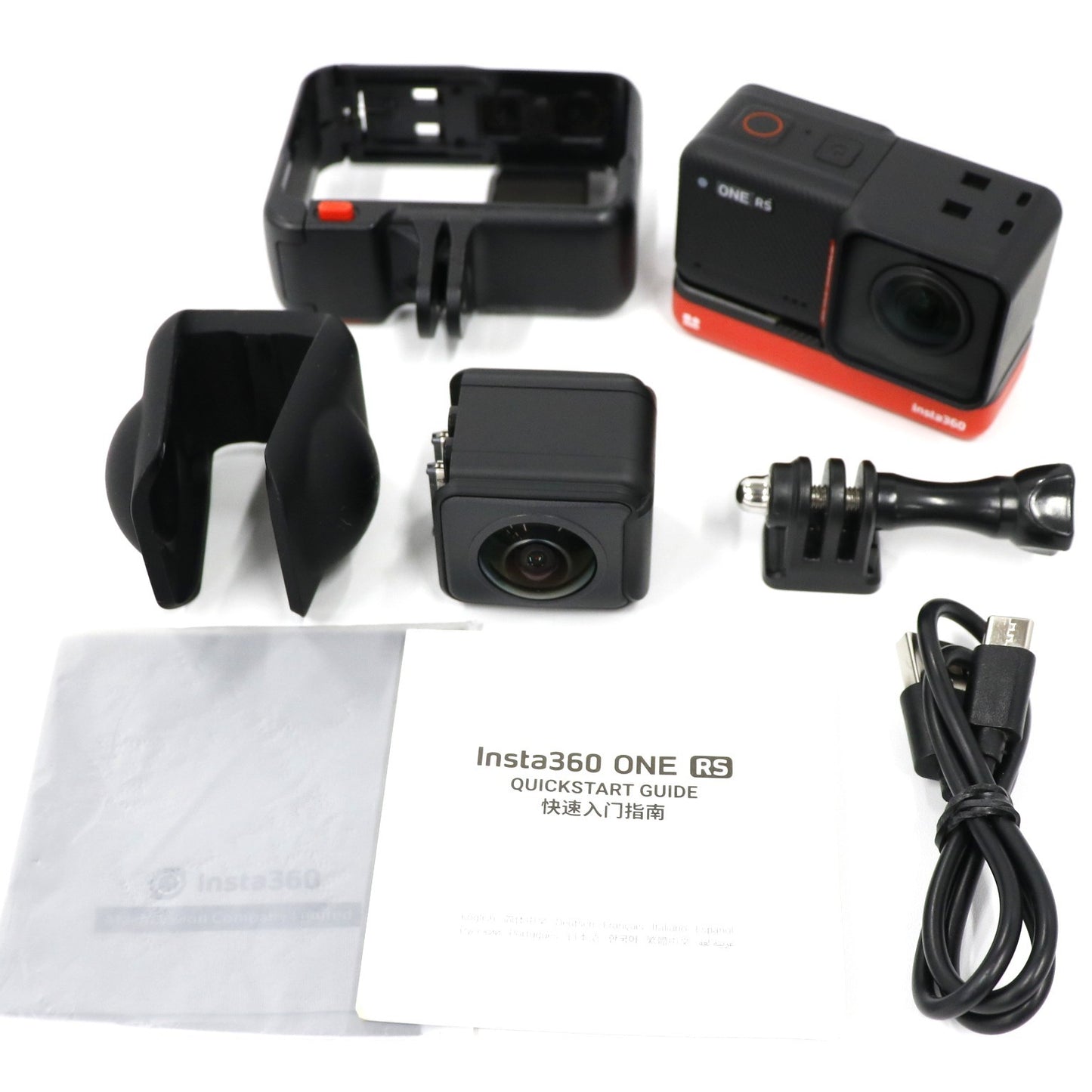 [中古(A)] Insta360 ONE RS ツイン版 360度モジュール + 4Kブーストレンズ insta360-one-rs [非常に良い]